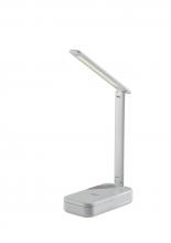 AFJ - Adesso SL4927-02 - UV-C Sanitizing Desk Lamp w. Wireless Charging & Smart Switch