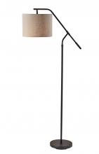 AFJ - Adesso SL9503-01 - Milo Floor Lamp- Black