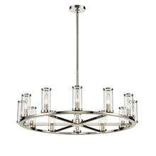 Alora Lighting CH309012PNCG - Revolve Clear Glass/Polished Nickel 12 Lights Chandeliers