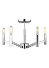 Visual Comfort & Co. Studio Collection 7724305-05 - Vector Five Light Semi-Flush Mount