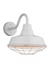 Visual Comfort & Co. Studio Collection 96374-15 - CAGE ONLY IN SIZE MEDIUM in white finish for Barn Light