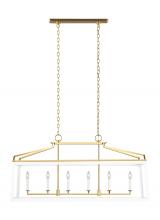 Visual Comfort & Co. Studio Collection CC1586MWTBBS - Carlow Linear Lantern