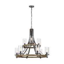 Visual Comfort & Co. Studio Collection F3135/9DWK/SGM - Angelo Two-Tier Chandelier