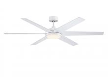 Fanimation FPD6605MW - Brawn - 64 inch - MW with MW Blades and LED LK