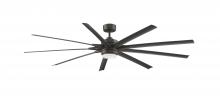 Fanimation FPD8159GRW - Odyn - 84 inch - GRW with WE Blades and LED LK