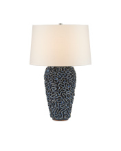 Currey 6000-0745 - Milos Blue Table Lamp