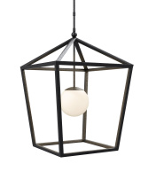 Currey 9500-0024 - Denison Large Black Outdoor Lantern