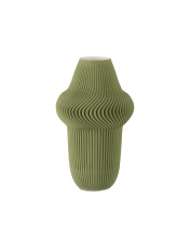 Currey 1200-0894 - Green Plisse Medium Vase