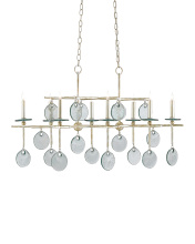 Currey 9000-0060 - Sethos Silver Rectangular Chandelier