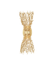 Currey 5000-0200 - Sea Fan Gold Wall Sconce