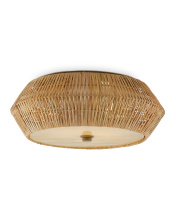Currey 9999-0033 - Antibes Natural Flush Mount