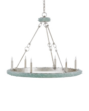 Currey 9870 - Tidewater Silver Chandelier