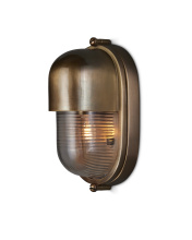 Currey 5500-0049 - Maritime Brass Outdoor Wall Sconce