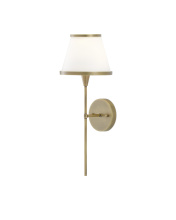 Currey 5800-0001 - Brimsley Brass Wall Sconce
