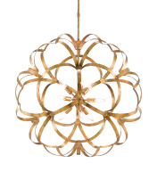 Currey 9000-0259 - Sappho Gold Orb Chandelier