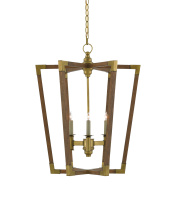 Currey 9000-0220 - Bastian Medium Chestnut Lantern