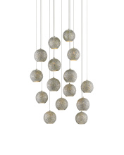 Currey 9000-0684 - Giro 15-Light Round Multi-Drop Pendant