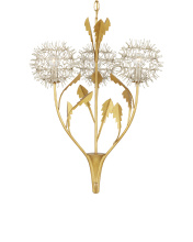Currey 9000-1081 - Dandelion Silver & Gold Pendant