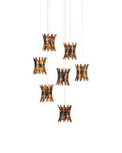 Currey 9000-1042 - Alsop 7-Light Round Multi-Drop Pendant