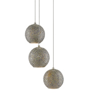 Currey 9000-0682 - Giro 3-Light Round Multi-Drop Pendant