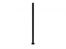 SNOC 1073-01 - Aluminum post - 3'' round with welded base with anchor studs