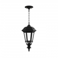 SNOC 11455-CH01-LD10C - Jamestown - Ceiling mount with chain closed bottom small - 11455