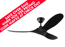 Visual Comfort & Co. Fan Collection 3MAVR52BKBK - Maverick 52" Ceiling Fan