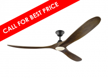 Visual Comfort & Co. Fan Collection 3MAVR70BKD - Maverick 70" LED Ceiling Fan